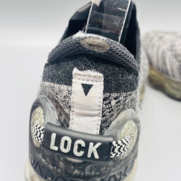 Nike Shoes Women 8 Gray Black Air VaporMax 2020 Flyknit Running Athletic Sneaker - Picture 10 of 12